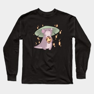 FFXIV - Odder Otter [Dark] Long Sleeve T-Shirt